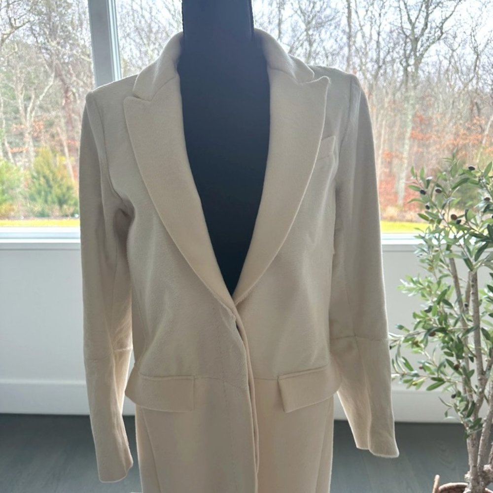 THEORY CREAM COAT